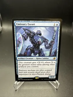 Emissary Escort NM RARE Edge of Eternities EOE MTG Blue Artifact Soldier Regular - Image 1