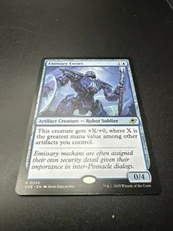 Emissary Escort NM RARE Edge of Eternities EOE MTG Blue Artifact Soldier Regular - Image 3