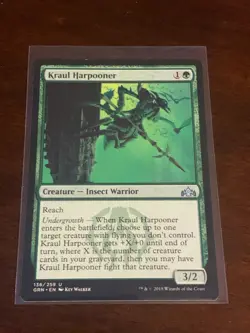 Magic the Gathering Guilds of Ravnica Kraul Harpooner - Image 1