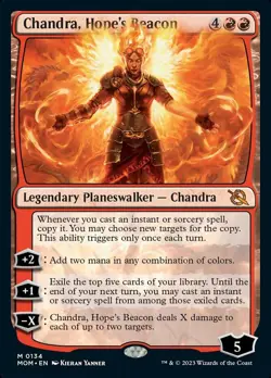 [1x] Chandra, Hope's Beacon Near Mint, English March of the Machine MTG Magic - Image 1