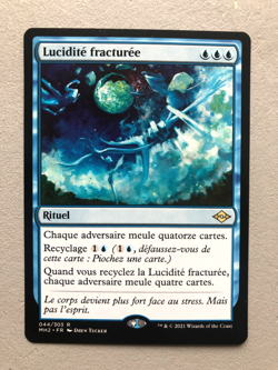 Mtg Carte Magic Modern Horizons 3 MH3 Fractured Sanity French NM - Image 1