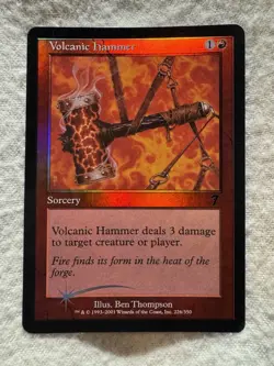 MTG - Volcanic Hammer - 7th Edition - Foil - NM - Free Shipping! - Image 1