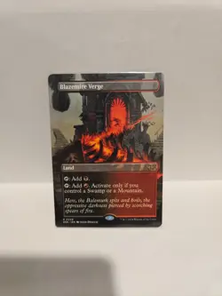 Blazemire Verge (Borderless) Duskmourn: House of Horror Regular Near Mint - Image 1