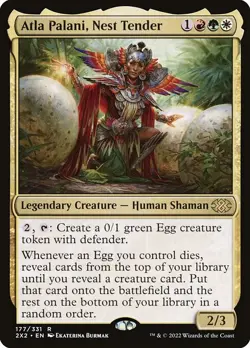 Atla Palani, Nest Tender Regular - Double Masters 2022 MTG-NM - Image 1