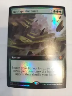 Reshape the Earth (Extended Art) Commander Legends Foil - Image 1