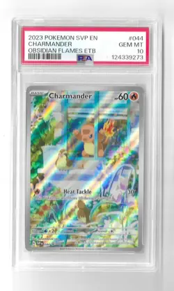 Pokemon - Charmander SVP044 - Obsidian Flames ETB Promo - PSA 10 Gem Mint - Image 1