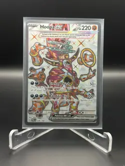 2023 Pokemon TCG Scarlet & Violet Paradox Rift 226/182 Hoopa ex UR Ultra Rare - Image 1