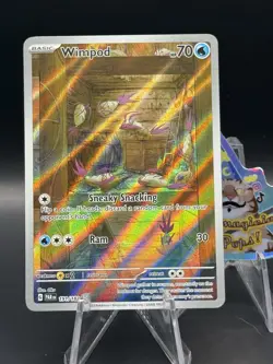 Pokemon TCG Wimpod Paradox Rift 191/182 Holo Illustration Rare - Image 1