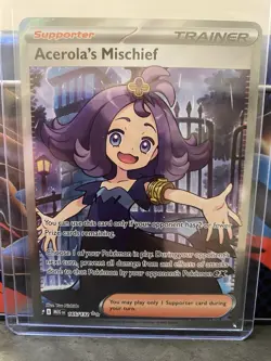 Pokemon TCG - Acerola’s Mischief 165/132 - Mega Evolution - Ultra Rare Full Art - Image 1