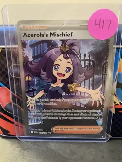 Pokemon TCG - Acerola’s Mischief 165/132 - Mega Evolution - Ultra Rare Full Art - Image 3