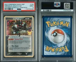 2021 POKEMON SWSH BLACK STAR PROMO #144 GRENINJA-GOLD STAR CELEBRATIONS PSA 9 - Image 3