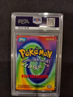 PSA 8 Dragonite Topps Pokemon Movie Edition - Image 2