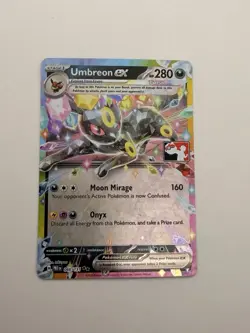 060/131 Umbreon ex Pokemon TCG Prize Pack Series 7 Play Stamped Prismatic - Image 1