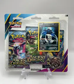 (402817) Pokemon XY Ancient Origins Booster 3-Pack Blister - Factory Sealed - Image 1