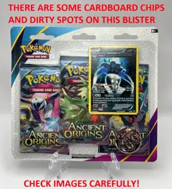 (402817) Pokemon XY Ancient Origins Booster 3-Pack Blister - Factory Sealed - Image 2