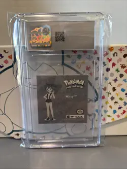 1999 POKEMON STICKERS SERIES 1 PRISM STICKERS #PR36 MISTY CGC 9 - Image 2