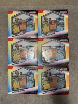 Pokemon TCG: Scarlet & Violet Prismatic Evolutions Poster Collection Box x6 - Image 1
