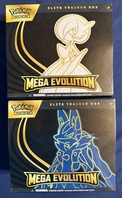 Pokemon Mega Evolution Elite Trainer Box ETB Sealed Gardevoir & Lucario Set! - Image 1