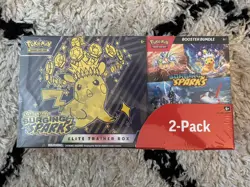 Pokemon TCG Surging Sparks Costco ETB & Booster Bundle Sealed New - Image 1