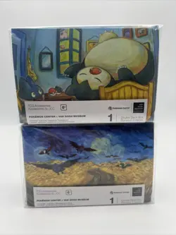 Pokemon Center x Van Gogh Museum Inspired By Paintings TWO Double Deck Box New! 196215000031 - Image 1