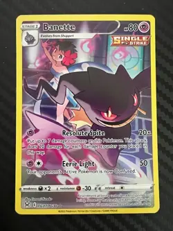 Pokemon TCG Banette Lost Origin Trainer Gallery TG07/TG30 Holo Ultra Rare NM - Image 1