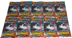 POKEMON SCARLET & VIOLET LOT (10) BOOSTER PACKS SURGING SPARKS NISP - Image 1