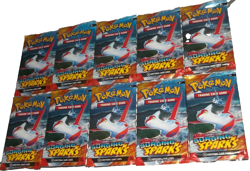 POKEMON SCARLET & VIOLET LOT (10) BOOSTER PACKS SURGING SPARKS NISP - Image 4