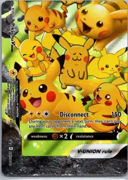 Pokemon TCG Pikachu V-UNION SWSH141 SWSH Black Star Promos NM - Image 1