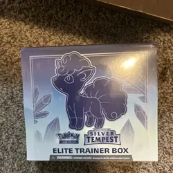 Pokemon Sword & Shield Silver Tempest Elite Trainer Box - Sealed - Image 1