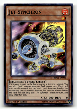 Jet Synchron SDSE-EN001 1st Edition Super Rare Structure Deck: Synchron Extreme - Image 1