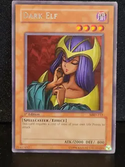Yu-Gi-Oh! TCG Dark Elf Metal Raiders MRD-113 1st Edition Rare LP - Image 1