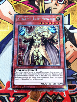Kuraz the Light Monarch ra04-en133 (NEW) Platinum-Secret Yu-Gi-Oh - Image 1