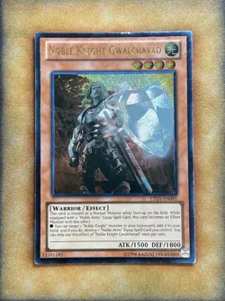 Yugioh Noble Knight Gwalchavad LTGY-EN081 Ultimate Rare LP - Image 1