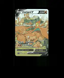 FAN-ART READ DESCRIPTION BELOW HOLO Charizard Card Charizard Pokemon Card p1 - Image 1