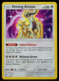Shining Arceus #57 Mint Pokemon Card - Image 1