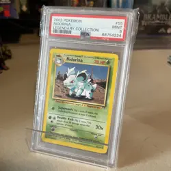 2002 Pokemon Legendary Collection Nidorina #55 PSA 9 - Graded Card MINT - Image 1