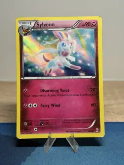 Sylveon 30/30 Xy Trainer Kit: Sylveon & Noivern Holo Rare Pokemon Card - Image 1