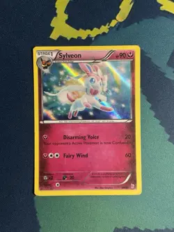 Sylveon 30/30 Xy Trainer Kit: Sylveon & Noivern Holo Rare Pokemon Card - Image 2