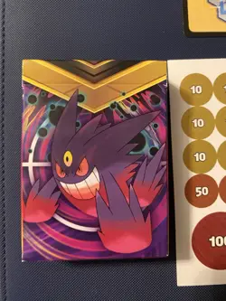 New Mega Gengar Pokemon Battle Deck Coin Deck Box Pieces No Cards Phantasmal - Image 2