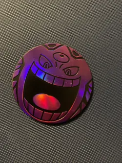 New Mega Gengar Pokemon Battle Deck Coin Deck Box Pieces No Cards Phantasmal - Image 5