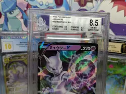 Pokemon Go Mewtwo v Holo Rare Card 30/78 Japanese Graded Beckett 8.5 Slabbed - Image 3