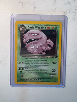 Dark Weezing 14/82 Holo Unlimited Lightly Played Team Rocket Pokemon Card TCG - Image 1