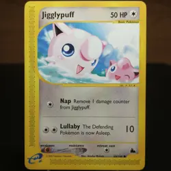 Jigglypuff 68/144 NM Skyridge 2003 vintage e-reader Near Mint Pokemon Card cute - Image 1