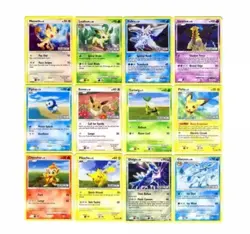 2009 Pokemon Burger King Complete 12 Card Set Platinum Stamp Reverse NM+ - Image 1