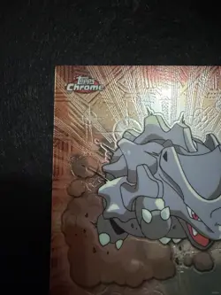 2000 Pokemon RHYHORN Topps Chrome SERIES 2 Edition T.V. Set Card #111 Rare NM - Image 2