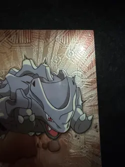 2000 Pokemon RHYHORN Topps Chrome SERIES 2 Edition T.V. Set Card #111 Rare NM - Image 3