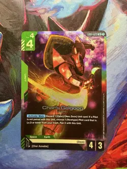 Gundam Card Game Newtype Rising Char’s Gelgoog GD01-023 LR Gundam TCG - Image 1