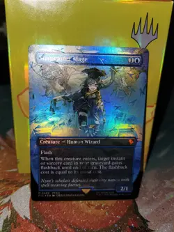Snapcaster Mage (Borderless) - Final Fantasy x MTG Chocobo Track Foil - FIC 0469 - Image 2