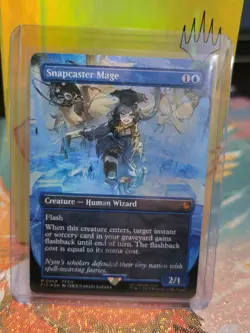 Snapcaster Mage (Borderless) - Final Fantasy x MTG Chocobo Track Foil - FIC 0469 - Image 3