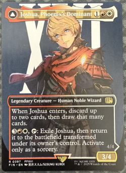 MTG Joshua, Phoenix’s Dominant #0397 Borderless Rare FINAL FANTASY (FIN) - Image 1